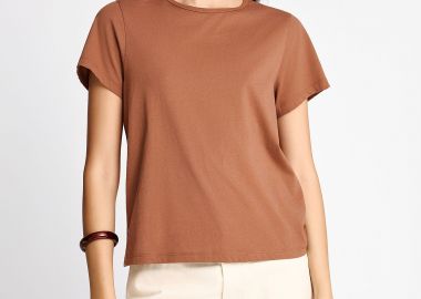 T-shirt από οργανικό βαμβάκι - The basics collection - FUNKY BUDDHA - 