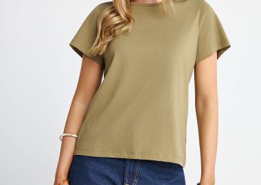 T-shirt από οργανικό βαμβάκι - The basics collection - FUNKY BUDDHA - 