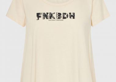 T-shirt από οργανικό βαμβάκι και τύπωμα - FUNKY BUDDHA - 