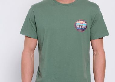 T-shirt από οργανικό βαμβάκι με τύπωμα - FUNKY BUDDHA - 