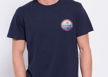 T-shirt από οργανικό βαμβάκι με τύπωμα - FUNKY BUDDHA - 