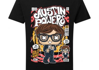 T-Shirt Austin Powers Pop Culture Black - Pop Culture - 