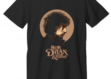 T-Shirt Bob Dylan Art Design Rock Avenue Black - Rock Avenue - 