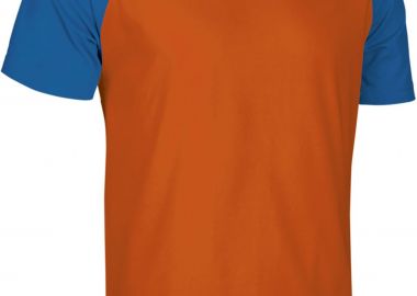 T-Shirt CAIMAN Valento CAVARGCNR Party Orange-Royal Blue -  - 