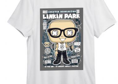 T-Shirt Chester Bennington Pop Culture White - Pop Culture - 
