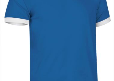 T-Shirt COMBI Valento CAVACOMAB Royal Blue-White -  - 