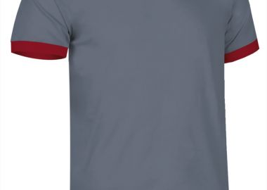 T-Shirt COMBI Valento CAVACOMGR Cement Grey-Lotto Red -  - 