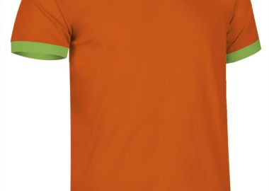 T-Shirt COMBI Valento CAVACOMNV_kids Party Orange-Apple Green - Valento - 