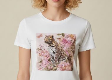 T-Shirt DEJAVU Με Print Τίγρης Με Στρας -  - 