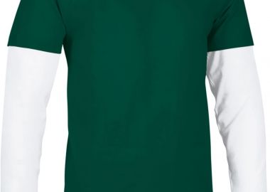 T-Shirt DENVER Valento CAVADENBB Bottle Green-White - Valento - 