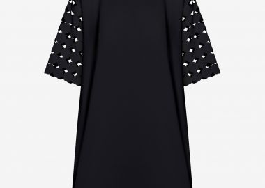 T-Shirt Dress in Black - Cutcuutur - 