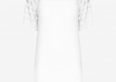 T-Shirt Dress in White - Cutcuutur - 