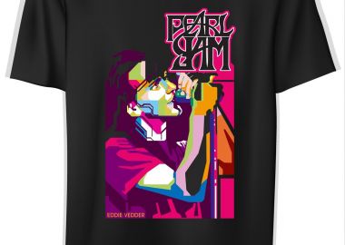 T-Shirt Eddie Vedder Pearl Jam Rock Avenue Black - Rock Avenue - 