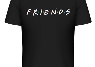 T-Shirt Friends Pop Culture Black - Pop Culture - 