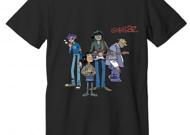 T-Shirt Gorillaz Art1 Rock Avenue Black - Rock Avenue - 