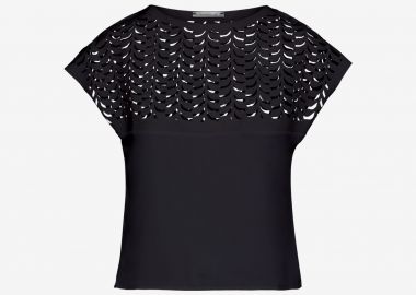 T-Shirt in Black - Cutcuutur - 