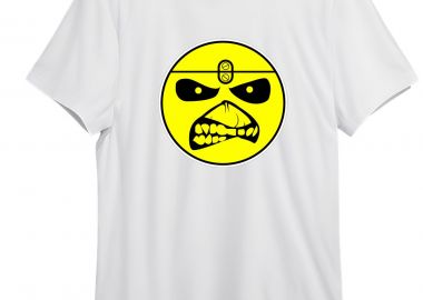 T-Shirt Iron Maiden Logo Rock Avenue White - Rock Avenue - 