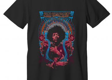 T-Shirt Jimi Hendrix Are You Experienced Rock Avenue Black - Rock Avenue - 