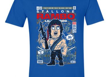 T-Shirt John Rambo Pop Culture Royal - Pop Culture - 