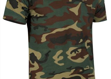 T-Shirt JUNGLE Valento CAVACAMCM Woodland Camouflage -  - 