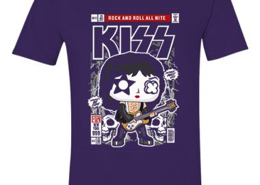 T-Shirt Kiss Rock Avenue Purple - Rock Avenue - 