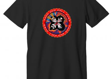 T-Shirt KISS Rock N Roll Rock Avenue Black - Rock Avenue - 