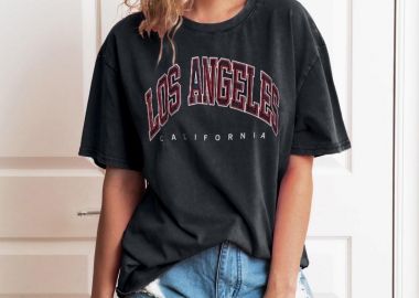 T-shirt LA Μαύρο - Amelie's - 