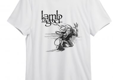 T-Shirt Lamb Of God Rock Avenue White - Rock Avenue - 