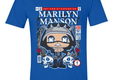 T-Shirt Marilyn Manson Pop Culture Royal - Pop Culture - 