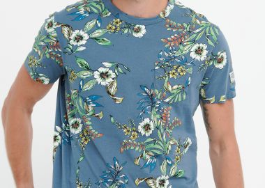 T-shirt με all over τύπωμα - FUNKY BUDDHA - 