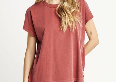 T-shirt με άνοιγμα στο μανίκι - FUNKY BUDDHA - 