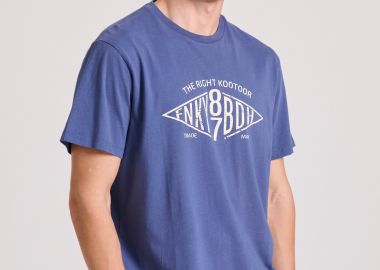 T-shirt με branded text artwork τύπωμα - FUNKY BUDDHA - 