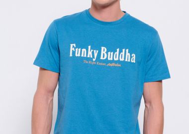 T-shirt με branded τύπωμα - FUNKY BUDDHA - 