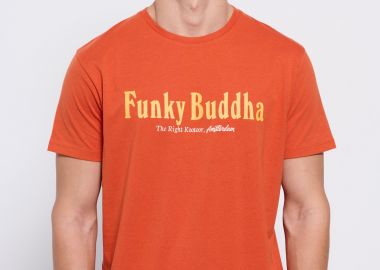 T-shirt με branded τύπωμα - FUNKY BUDDHA - 