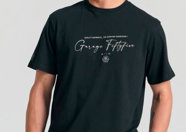 T-shirt με branded τύπωμα Garage 55. - GARAGE 55 - 