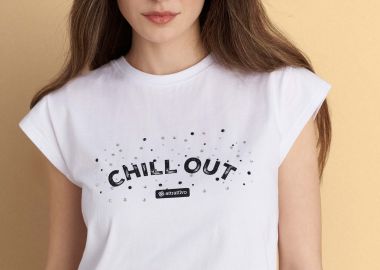 T-shirt με δαντέλα και διαμαντάκια - 5206179078733 -  - 