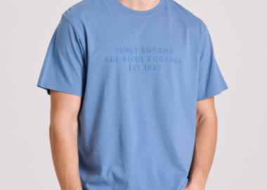 T-shirt με embossed τύπωμα στο στήθος - FUNKY BUDDHA - 