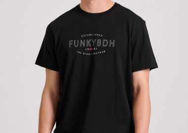 T-shirt με Funky Buddha τύπωμα - FUNKY BUDDHA - 