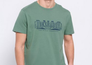 T-shirt με Funky Buddha τύπωμα - FUNKY BUDDHA - 