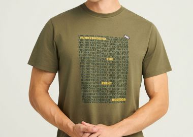 T-shirt με Funky Buddha τύπωμα - FUNKY BUDDHA - 