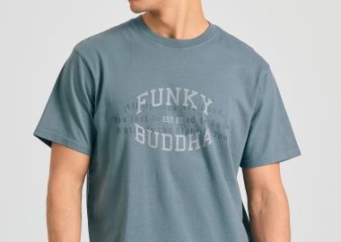 T-shirt με graphic τύπωμα - FUNKY BUDDHA - 