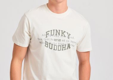 T-shirt με graphic τύπωμα - FUNKY BUDDHA - 
