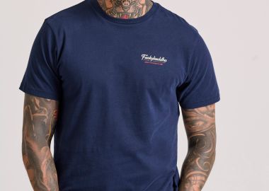 T-shirt με graphic τύπωμα στην πλάτη - FUNKY BUDDHA - 