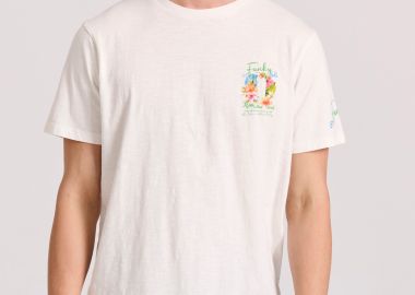 T-shirt με graphic τύπωμα στο στήθος - FUNKY BUDDHA - 