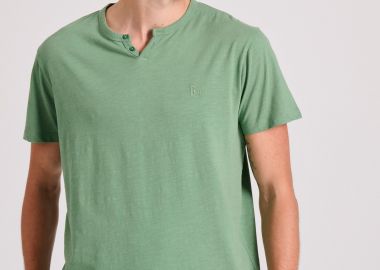 T-shirt με λαιμό henley Garage 55 - GARAGE 55 - 
