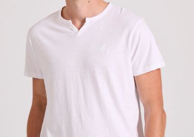 T-shirt με λαιμό henley Garage 55 - GARAGE 55 - 