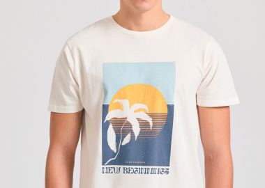 T-shirt με photographic τύπωμα στο στήθος - FUNKY BUDDHA - 