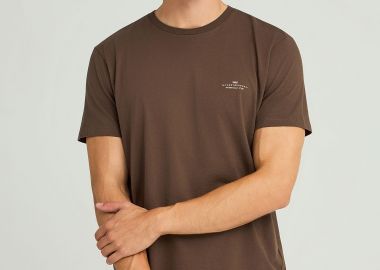 T-shirt με στρογγυλή λαιμόκοψη - The essentials - FUNKY BUDDHA - 