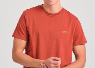 T-shirt με στρογγυλή λαιμόκοψη - The essentials - FUNKY BUDDHA - 