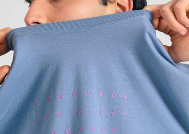 T-shirt με text artwork τύπωμα - FUNKY BUDDHA - 